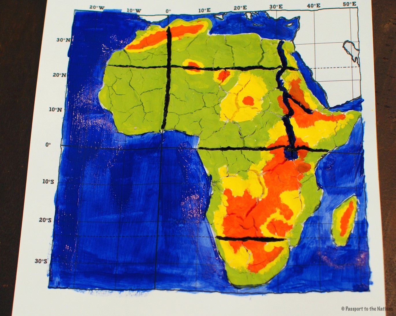 Map Africa! {Model Magic Map – part 2}