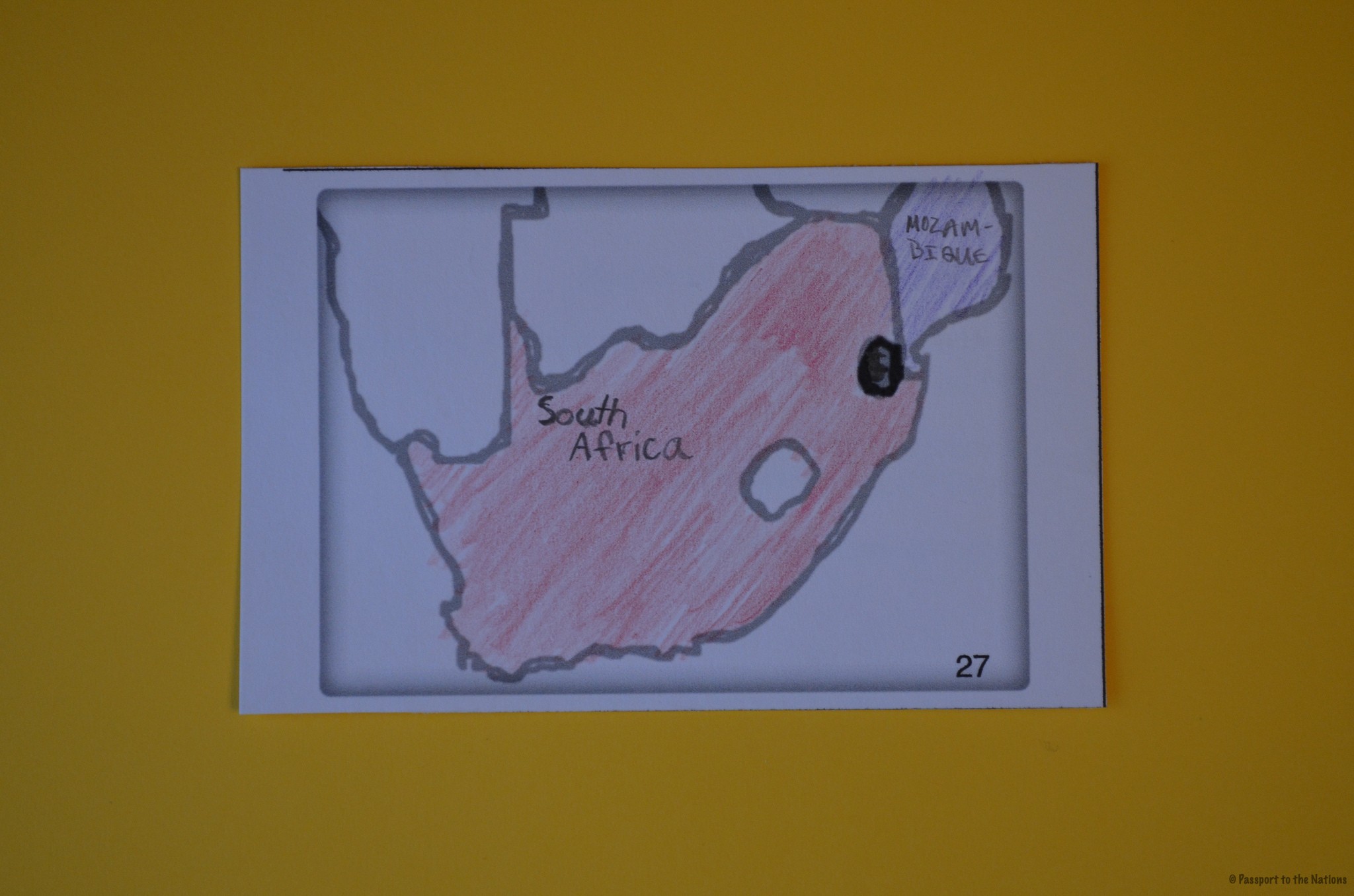 Africa Country Cards {semester 2}