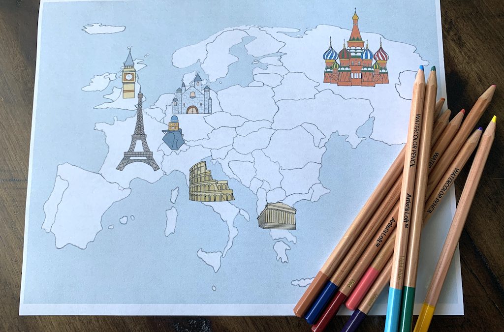 Map Europe! {Famous Architecture}